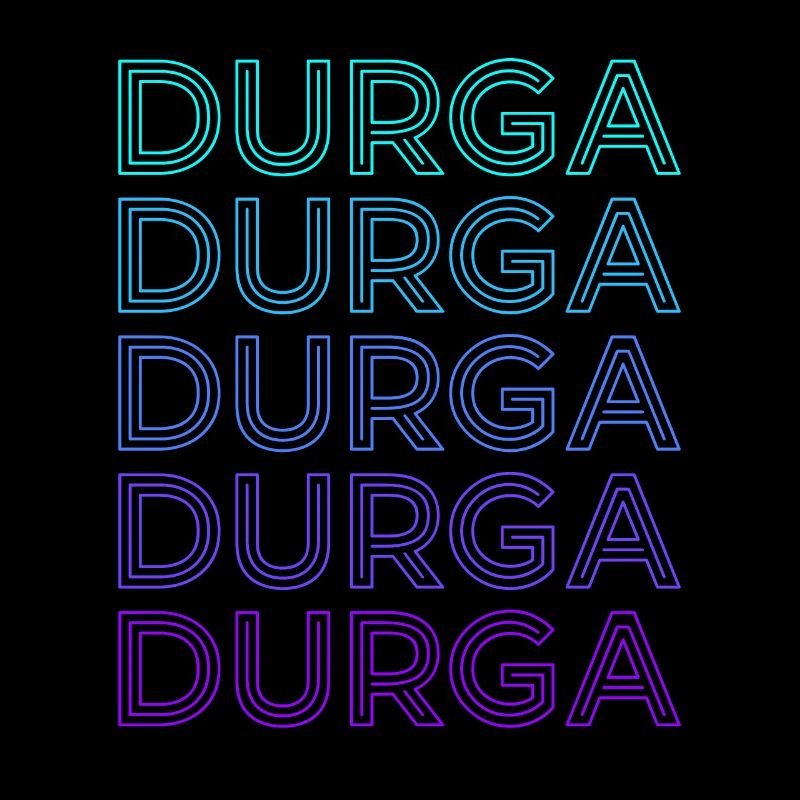 Durga Déesse hindoue Mythologie Hindouisme Rétro