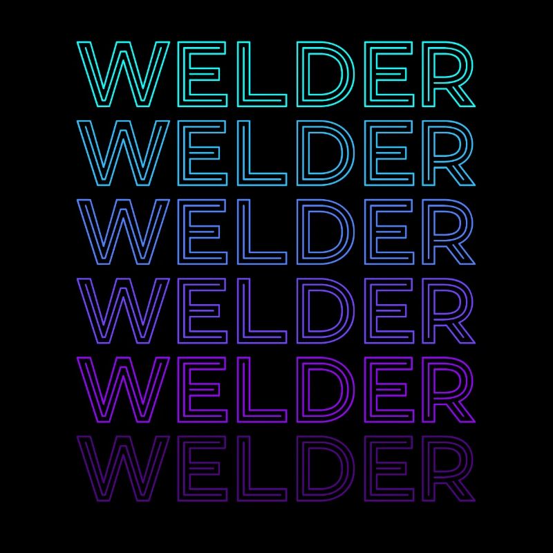 Welder Welding Welding Retro