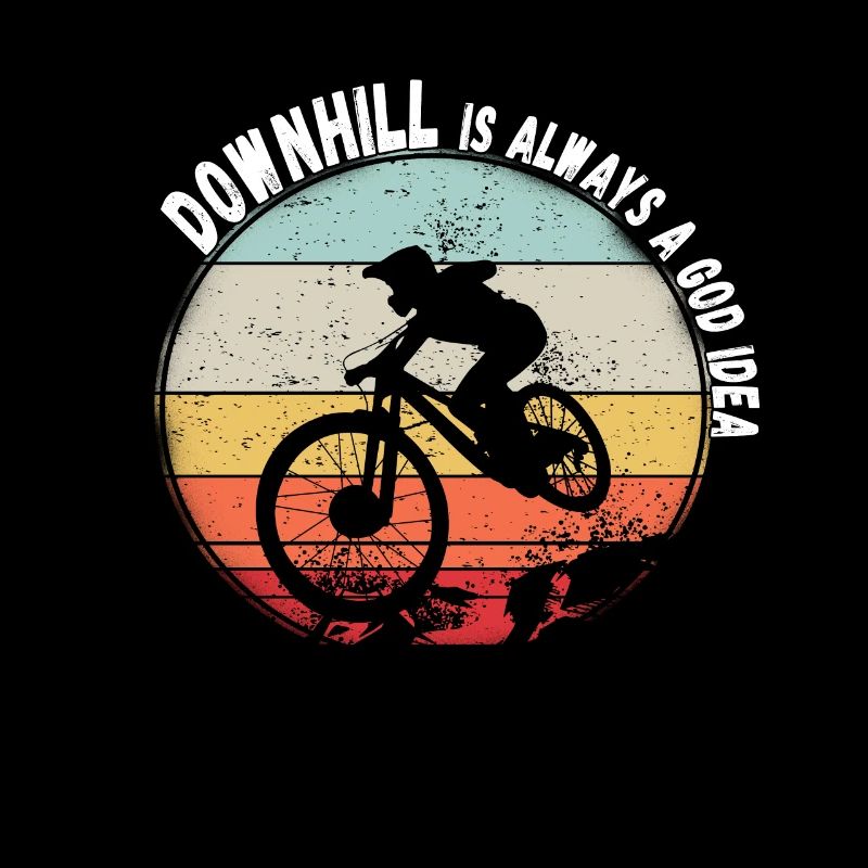 Downhill ist immer eine gute Idee MTB RetroVintage