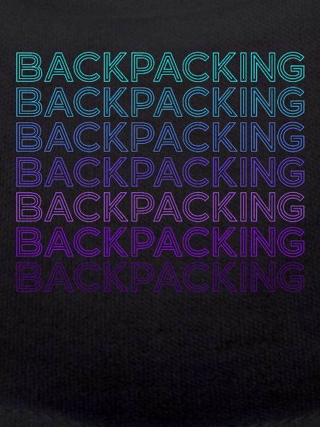 Backpacking Camping Hiking Retro