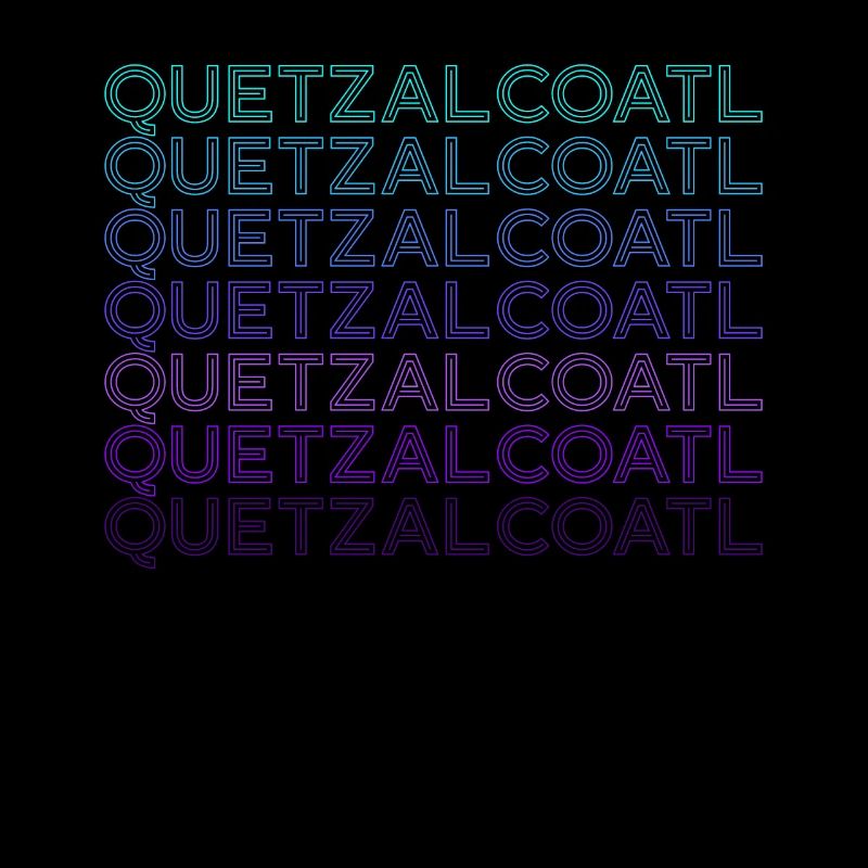Quetzalcoatl Ancienne Divinité Aztèques Maya Retro
