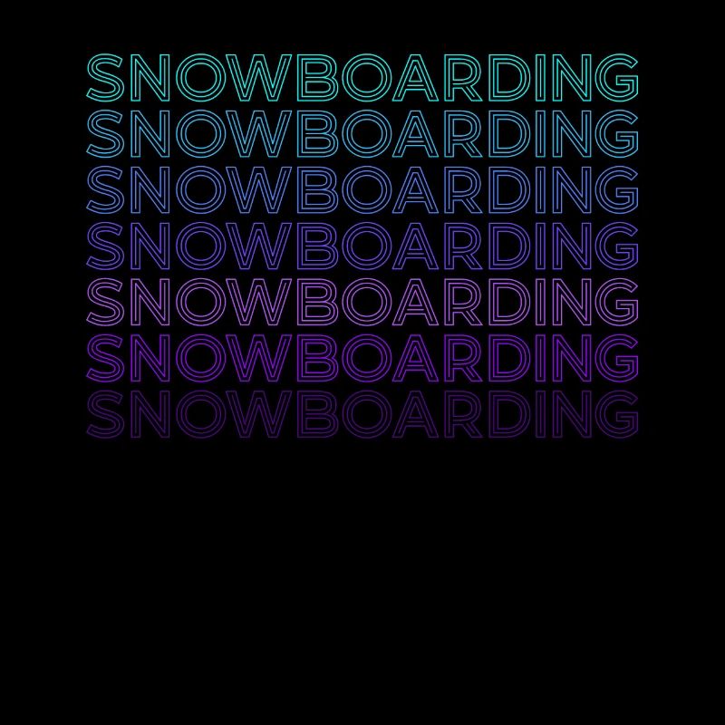 Snowboarding Snowboard Snowboarder Retro