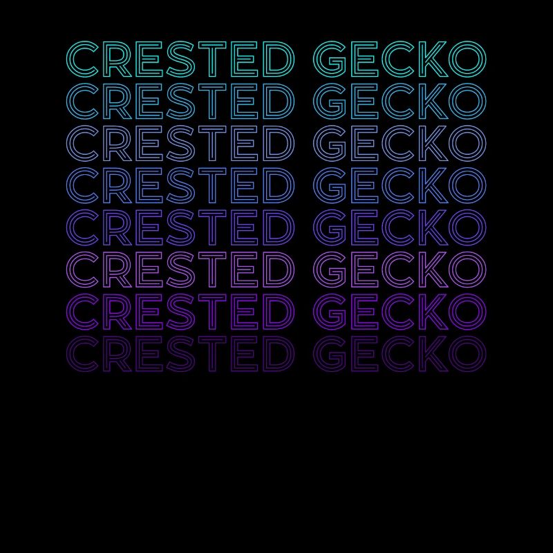 Crested Gecko Retro