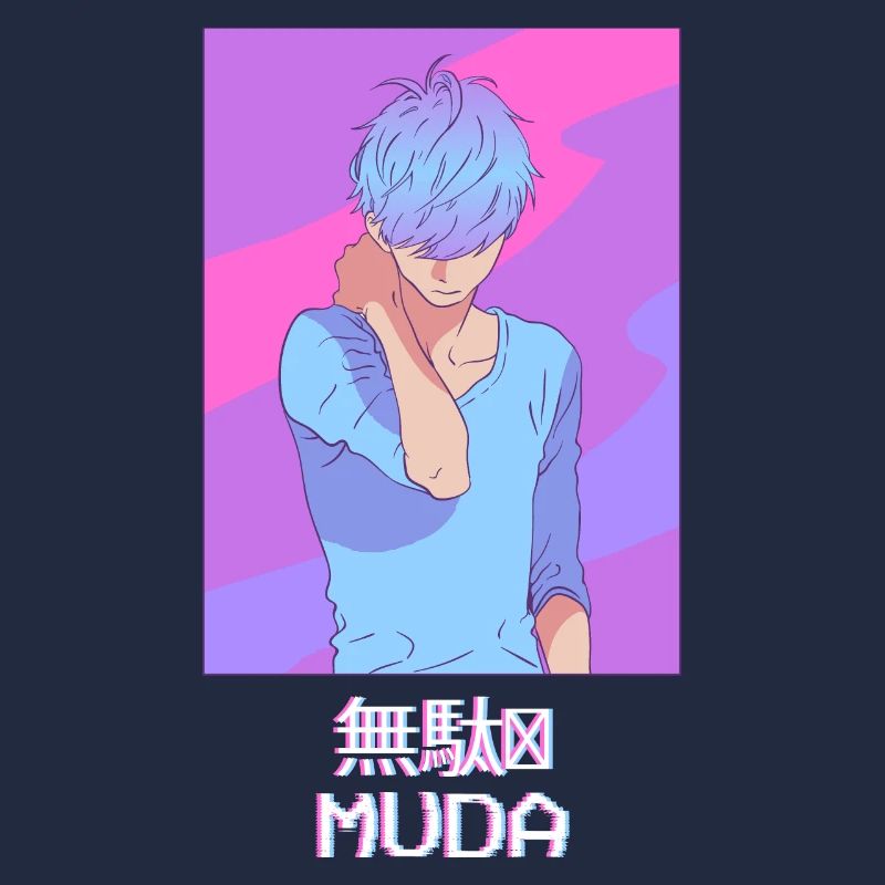 Emo Anime Young Vaporwave Aesthetic Muda Geschen