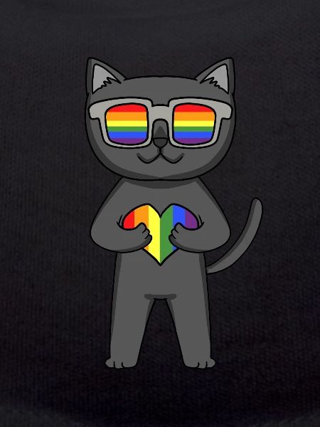 LGBT Cat Bombay Rainbow