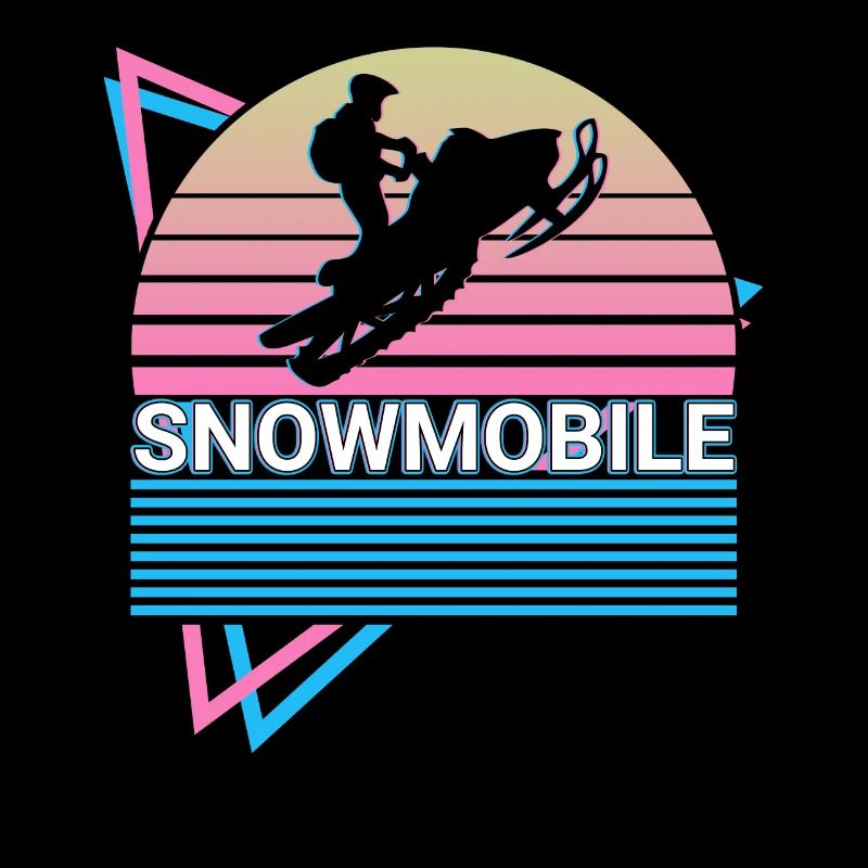 Snowmobile Retro Gift