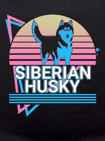 Siberian Husky Retro Gift