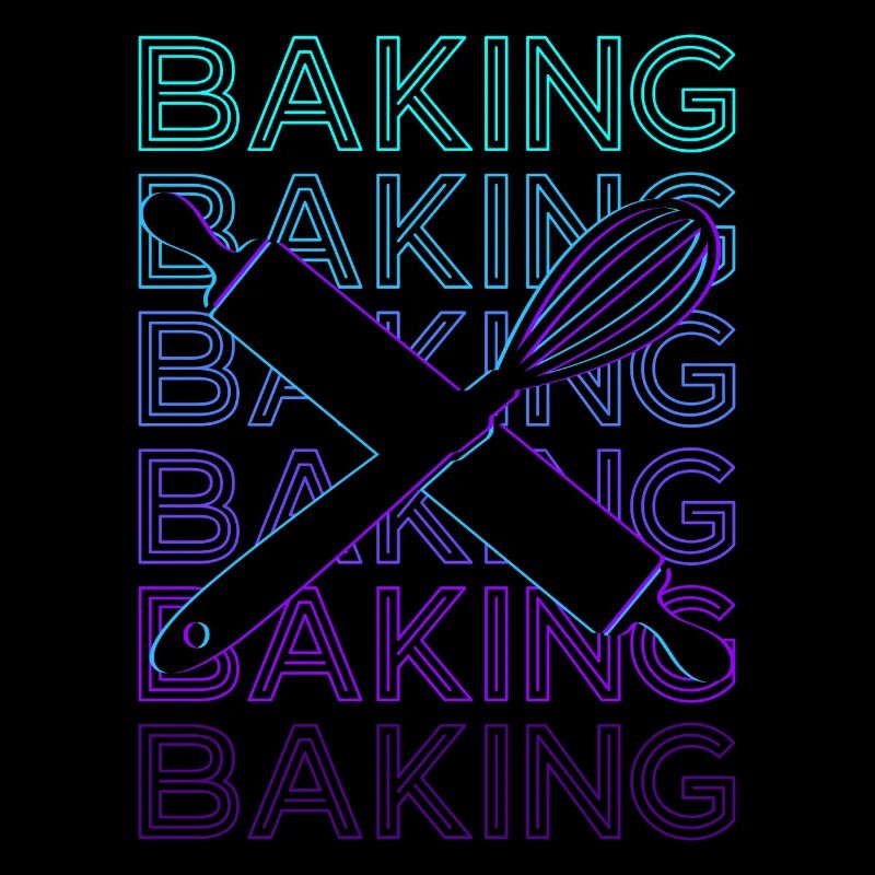 Backen Bäcker Backen Retro Geschenk