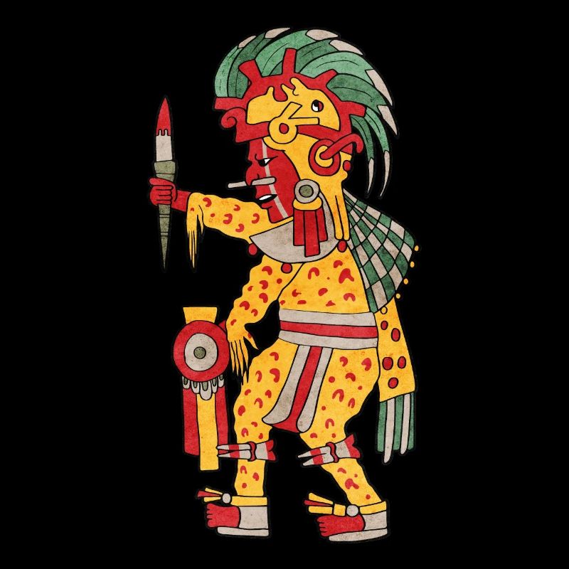 Xipe Totekischer Aztekengott Nahuatl Maya Inka Tol