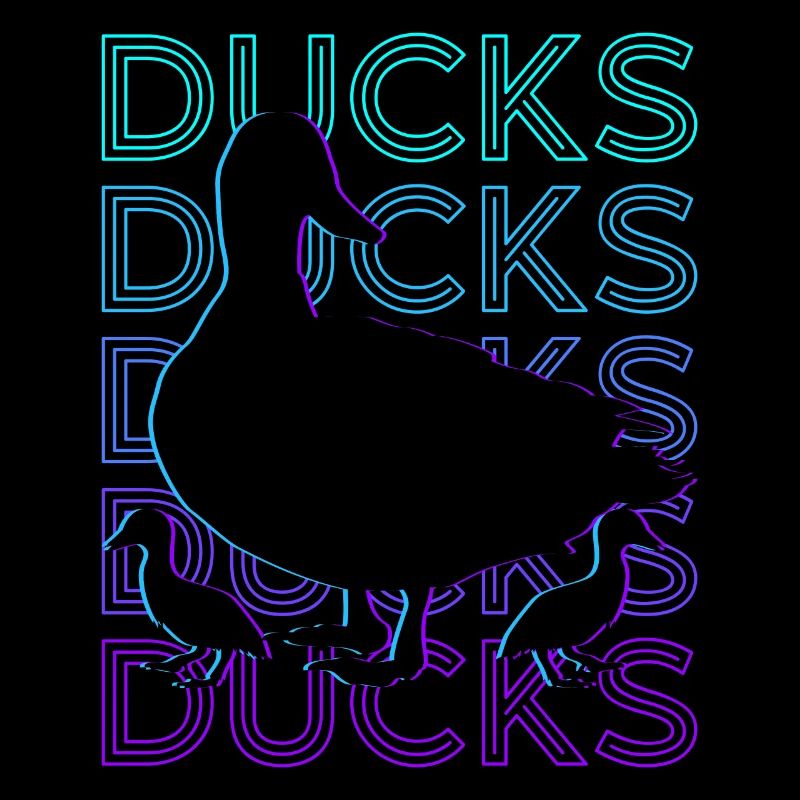 Duck Retro Ducks Gift