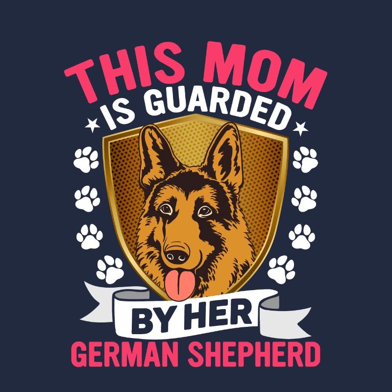 Diese Mutter wird von ihrem Deutschen Schäferhund bewacht