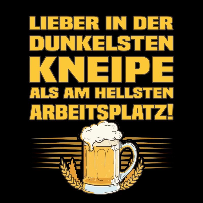 Kneipe - Lustiger Bier Spruch