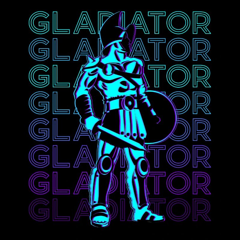 Gladiator Spartan Sparta Retro