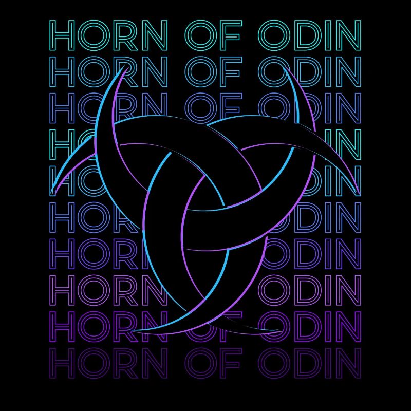 Celtic Knot Horn par Odin Viking Retro