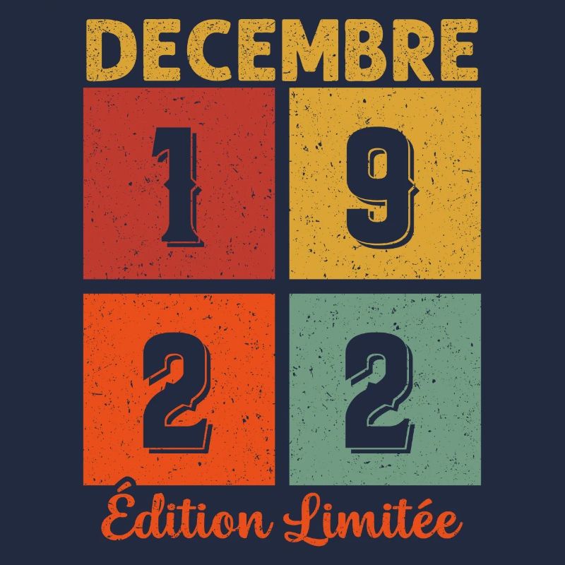 Décembre 1922 Edition limitée Cadeau Anniversaire