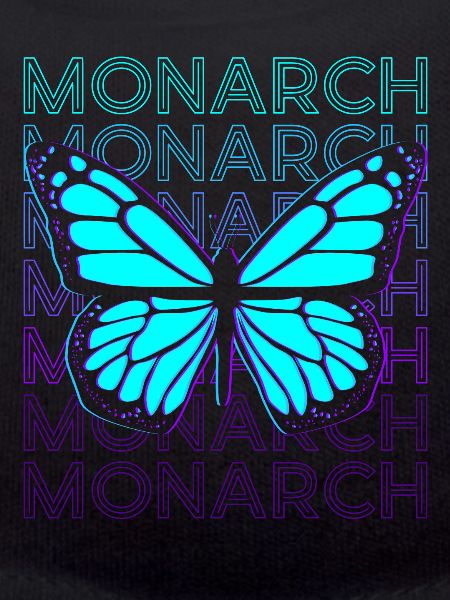 Monarch Butterfly Retro