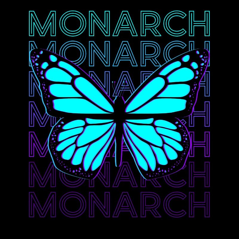 Monarchfalter Retro