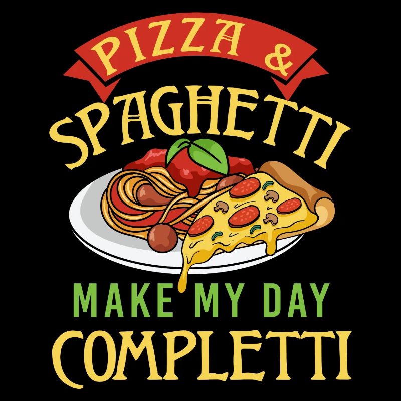 Pizza et Spaghetti Make Me Completti Pâtes Cuisine