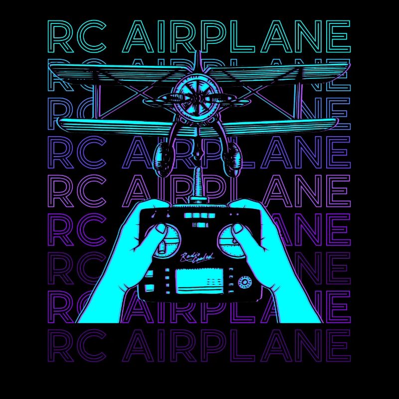 RC Airplane Drone Retro