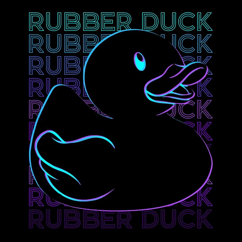 Canard en caoutchouc Rétro