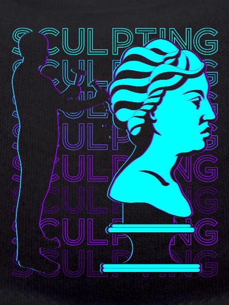 Sculpture Sculptor Retro