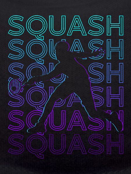 Squash Player Retro
