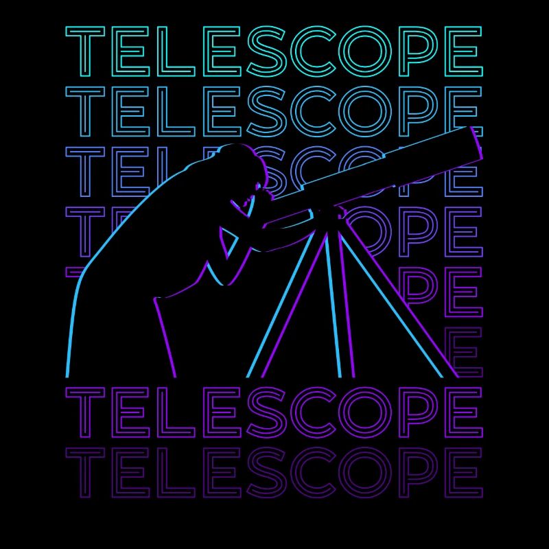 Astronomy Astronomer Telescope Retro