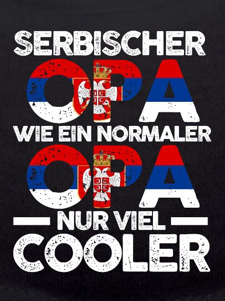 Serbischer Opa Serbe Serbien