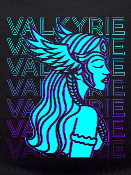 Valkyrie Viking Retro