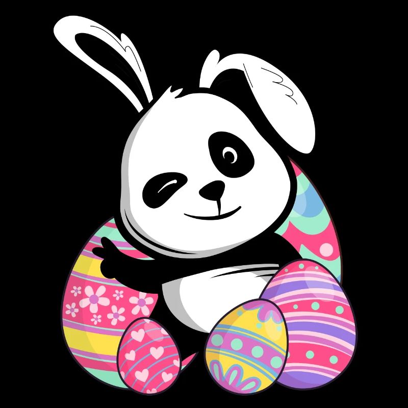 Lapin de Pâques Panda