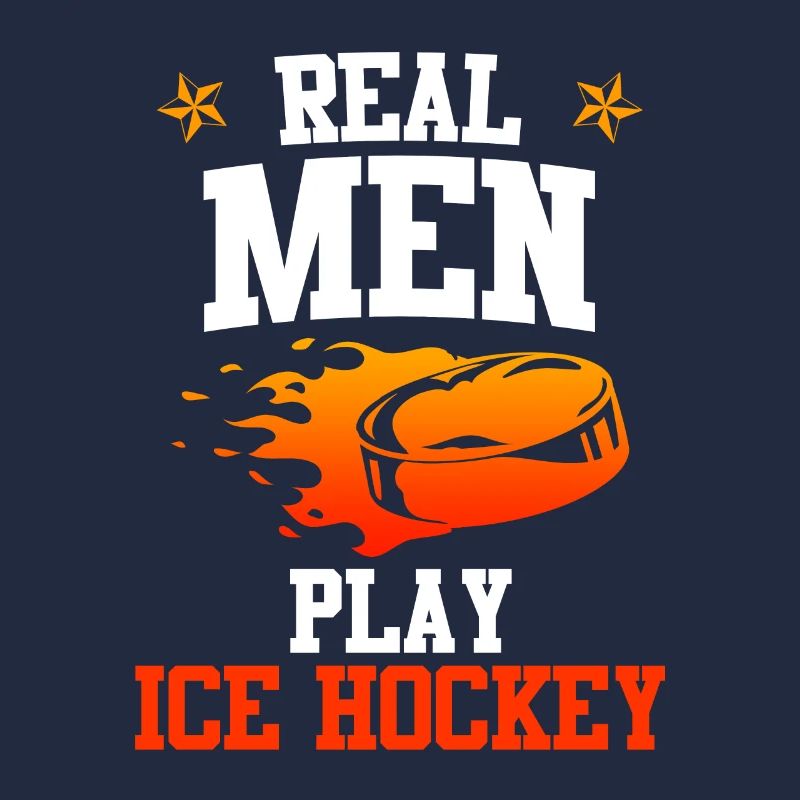 Echte Kerle spielen Eishockey