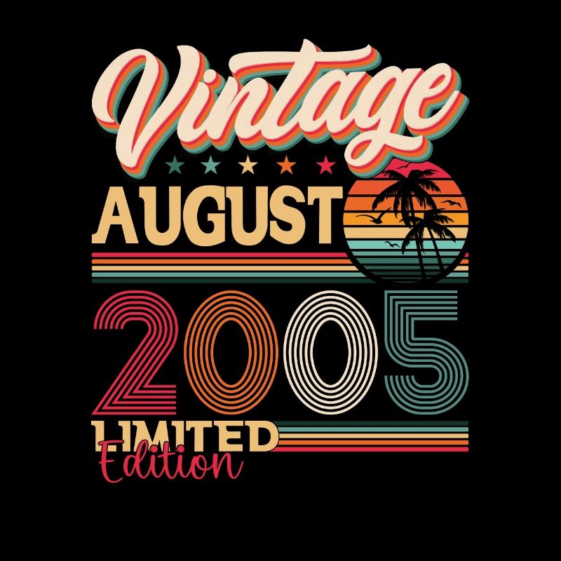 Vintage 2005 August 17th Birthday Gift Fun