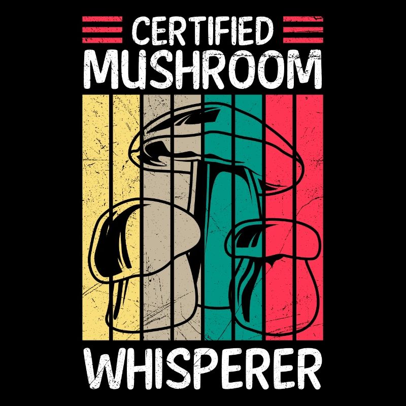 Cueillette de champignons chuchotée de champignons certifiée