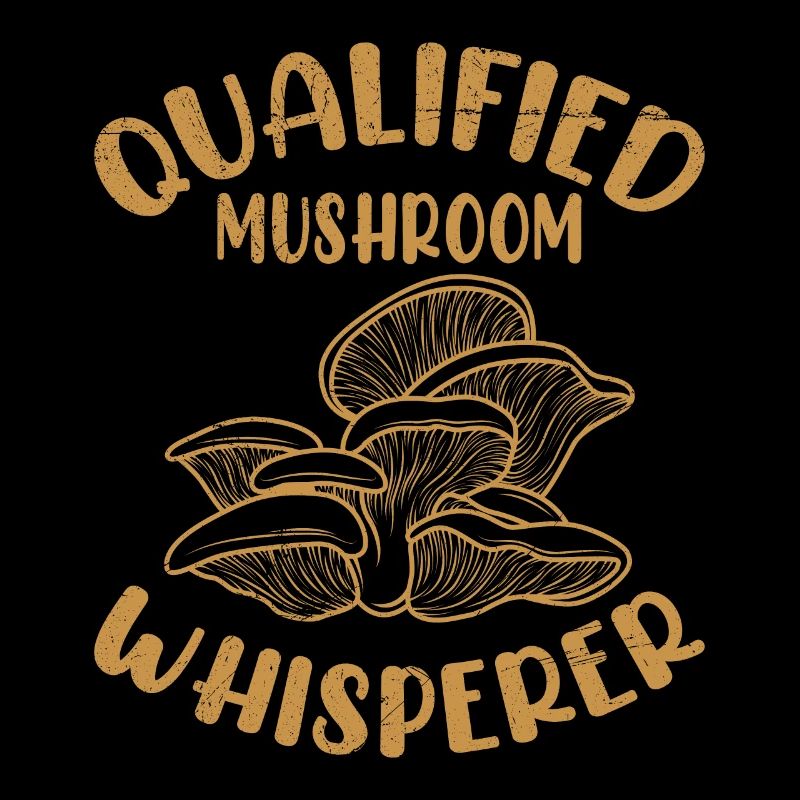 Cueilleur de champignons chuchoteur de champignons qualifié
