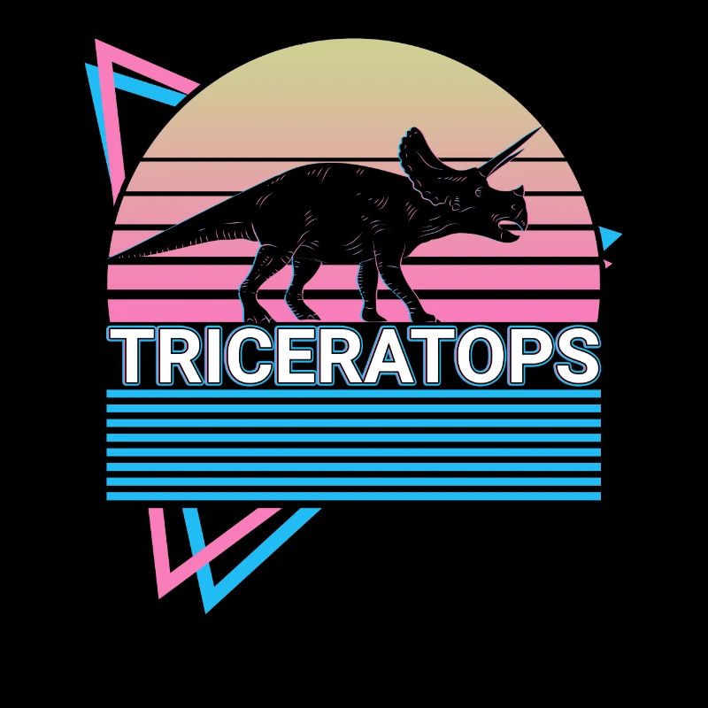 Triceratops Dinosaurier Retro