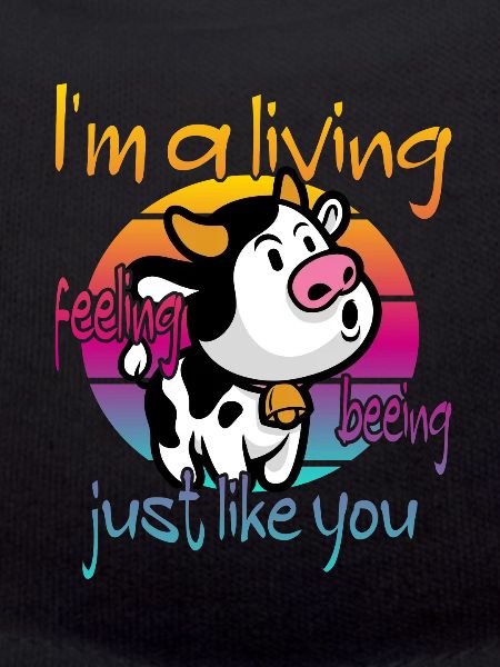 Vache végétalienne végétalienne