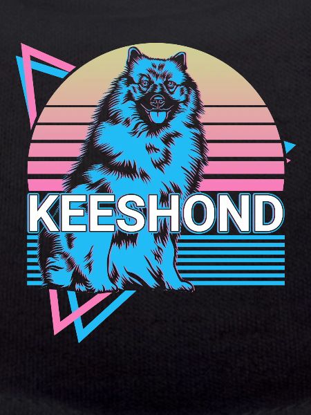 Keeshond Retro