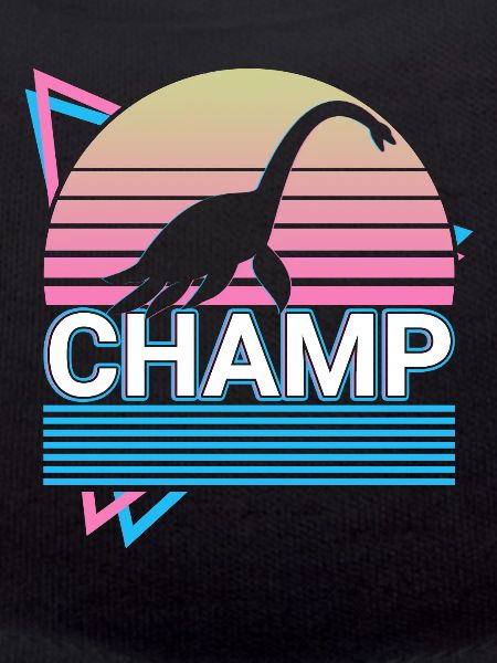 Champ Cryptid Cryptozoology Retro