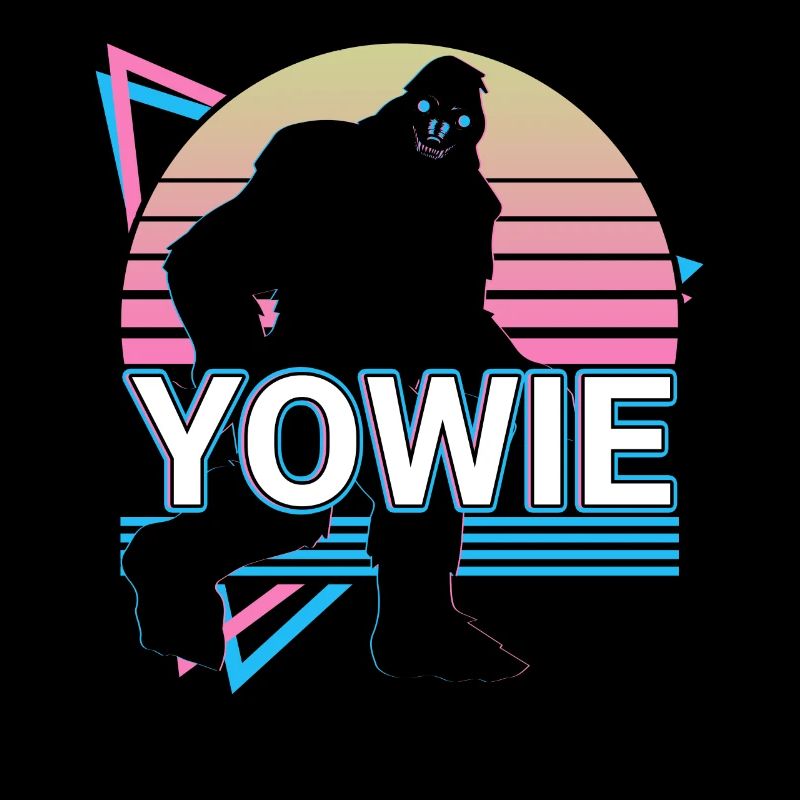 Yowie Kryptide Kryptozoologie Retro