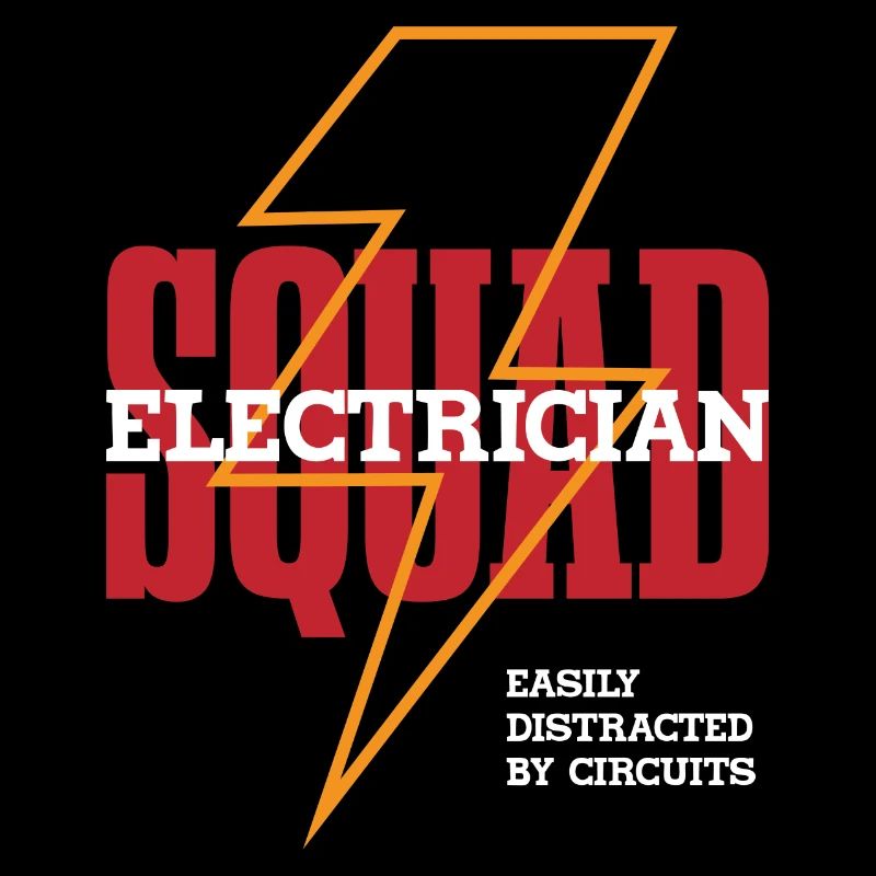 Electrician Squad Ironic Craftsman