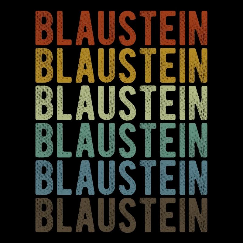 Blaustein Stadt Retro Vintage