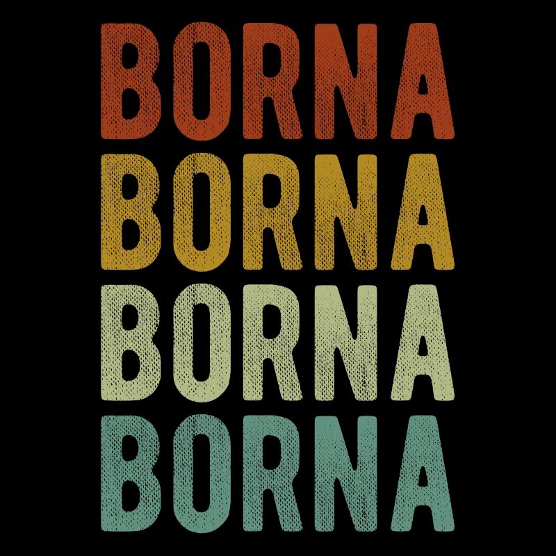 Borna Stadt Retro Vintage