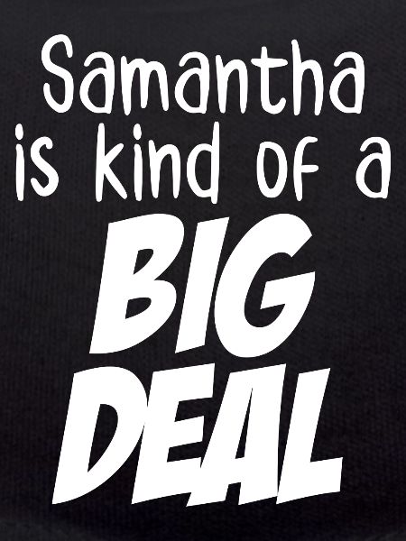 Samantha ist eine große Sache