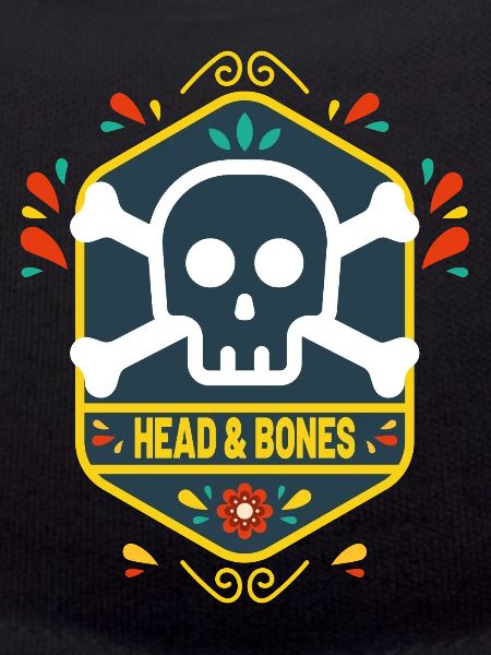 Head and bones flower