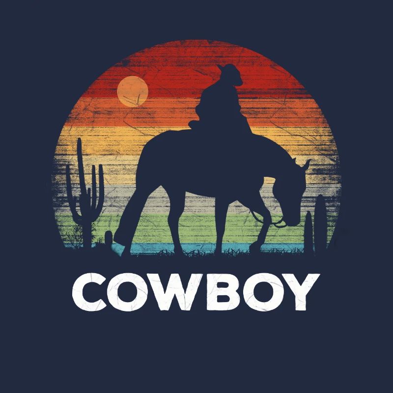Cowboy - Retro Sunset