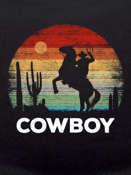 Cowboy - Retro Sunset
