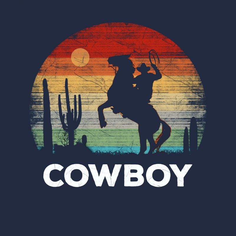 Cowboy - Retro Sunset