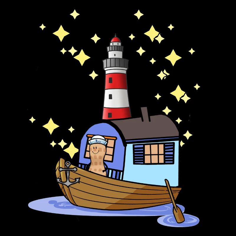 Peanut Sailor Boat Lighthouse Adventure Trip