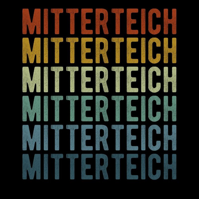 Mitterteich Stadt Retro Vintage