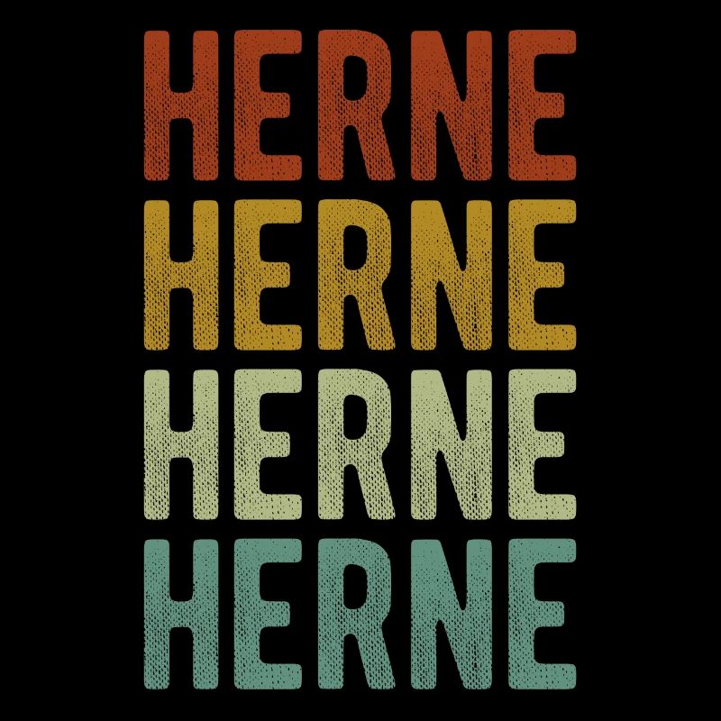 Herne Stadt Retro Vintage